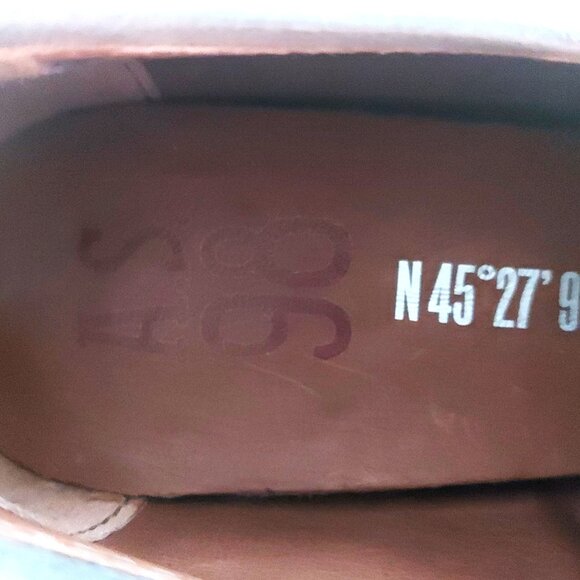 AS98 Lug Sole Slip On Handmade Leather Loafers - Size 39 (US 8.5) - Picture 7 of 8